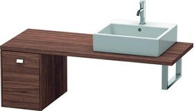 Duravit Konsolenunterschrank BRIOSO Gri chrom 442x320x550mm nussbaum dunkel