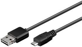 EASY USB 2.0 Hi-Speed Kabel EASY A Stecker micro B Stecker 0,6m schwarz