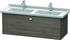 Duravit Waschtischunterbau BRIOSO Griff chrom 452x1220x469mm pine terra