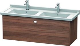 Duravit Waschtischunterbau BRIOSO Gri chrom 452x1220x469mm nussbaum natur