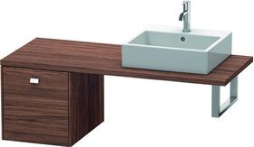 Duravit Konsolenunterschrank BRIOSO Gri chrom 442x420x550mm nussbaum dunkel