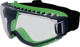 Vollsichtbrille T-Spex 8114 EN 166 EN 170 Rahmen schwarz/grün,Scheibe klar