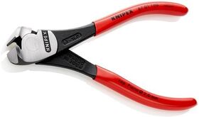 Kraftvornschneider Gesamt-L.160mm Kopf pol.Ku.-Überzug KNIPEX