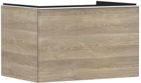 HG Waschtischunterschrank Xelu Q 780x485x550mm eiche natur Griff mattweiß