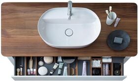 Duravit Einrichtungssystem m Siphonaus f 1338mm B nussbaum massiv