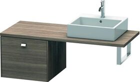 Duravit Konsolenunterschrank BRIOSO Griff chrom 442x520x550mm pine terra