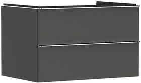 HG Waschtischunterschrank Xelu Q 780x485x550mm diamantengr ma Griff chrom