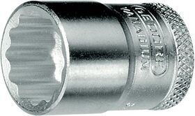 Steckschlüsseleinsatz D 30 3/8 Zoll 12-kant SW 21mm L.31mm GEDORE
