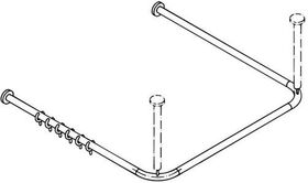 Hewi Vorhangstange SERIE 801 d= 33mm 1200x1200x1200mm 34 R. rubinrot