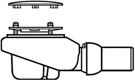 V&B Ablauf Tempoplex Plus Compact d= 90mm we