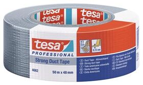 Gewebeband Allzweck duct tape 4662 mattsilber L.50m B.48mm Rl.TESA