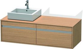 Duravit Waschtischunterbau KETHO 550x1400x426mm Be li europäische eiche