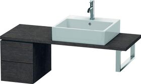 Duravit Konsolenunterschrank L-CUBE 400x320x477mm eiche dunkel gebürstet