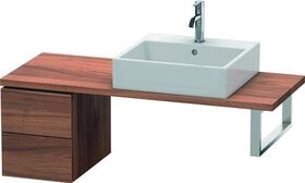 Duravit Konsolenunterschrank L-CUBE 400x320x477mm nussbaum natur