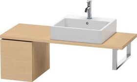 Duravit Konsolenunterschrank L-CUBE 400x320x477mm flannel grey seidenmatt