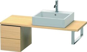 Duravit Konsolenunterschrank L-CUBE 400x320x477mm mediterrane eiche