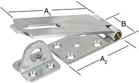 Sicherheitsüberfalle L.85mm H.35mm STA blau verz.VORMANN - VPE: 10