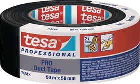 Gewebeband Duct Tape PRO 74613 schwarz L.50m B.50mm TESA