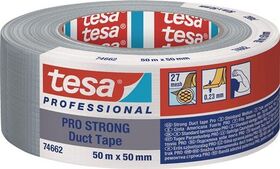 Gewebeband Duct Tape PRO-STRONG 74662 silber L.50m B.50mm TESA