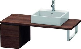 Duravit Konsolenunterschrank L-CUBE 400x320x547mm kastanie dunkel