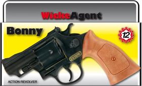 12er Agentenrevolver Bonny 23,8cm, Box