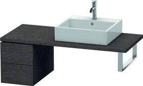 Duravit Konsolenunterschrank L-CUBE 400x320x547mm eiche dunkel gebürstet