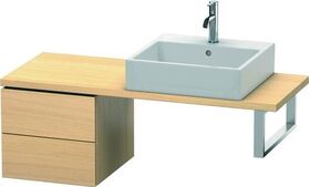 Duravit Konsolenunterschrank L-CUBE 400x420x477mm mediterrane eiche