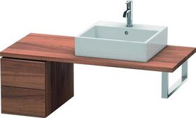 Duravit Konsolenunterschrank L-CUBE 400x320x547mm nussbaum natur