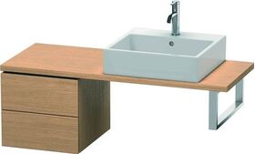 Duravit Konsolenunterschrank L-CUBE 400x420x477mm europäische eiche