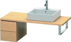 Duravit Konsolenunterschrank L-CUBE 400x320x547mm eiche gebürstet