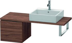 Duravit Konsolenunterschrank L-CUBE 400x420x477mm nussbaum dunkel