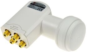 Digital LNB ''Quattro High-HD'', 0,1dB, Anschlüsse für Multiswitch, UHD tauglich