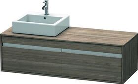 Duravit Waschtischunterbau KETHO 550x1400x426mm Becken links pine terra