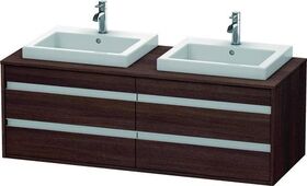 Duravit Waschtischunterbau KETHO 550x1400x496mm kastanie dunkel