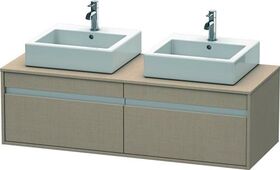 Duravit Waschtischunterbau KETHO 550x1400x426mm leinen