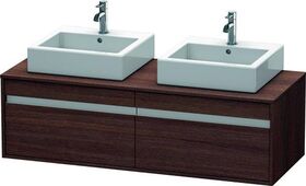 Duravit Waschtischunterbau KETHO 550x1400x426mm kastanie dunkel