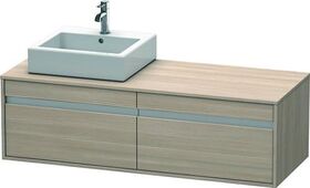 Duravit Waschtischunterbau KETHO 550x1400x426mm Becken links pine silver