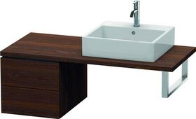 Duravit Konsolenunterschrank L-CUBE 400x420x547mm nussbaum gebürstet