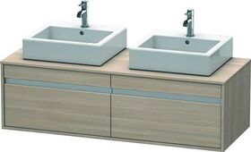 Duravit Waschtischunterbau KETHO 550x1400x426mm pine silver