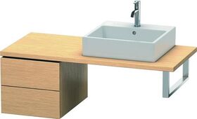 Duravit Konsolenunterschrank L-CUBE 400x420x547mm eiche gebürstet