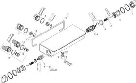 HG Brausethermostat ECOSTAT SELECT DN 15, Aufputz, Renovation chrom