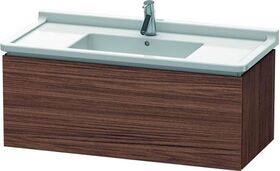 Duravit Waschtischunterbau L-CUBE 469x1020x408mm nussbaum dunkel