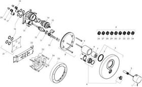 Fertigmontageset Axor ShowerSelect rund, 1 Verbraucher, highflow