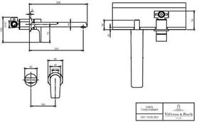 V&B Einhand-Waschtischbatterie LIBERTY Wd-mon o AG 155x236x103mm chrom