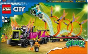 City Stuntz Stunttruck mit Feuerreifen-C