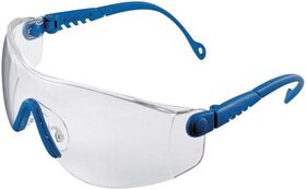 Schutzbrille Op-Tema EN 166-1FT Bügel blau,Scheibe klar PC HONEYWELL