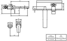 V&B Einhand-Waschtischbatterie LIBERTY Wd-mon o AG 155x211x103mm chrom