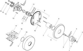 Thermostat AXOR MONTREUX UP Highflow Durchflußm. 59 l/m bru ni