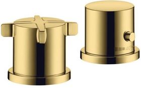 2-Loch Wannenrandarmatur AXOR CITTERIO E DN 15 mit Thermostat polished gold opti