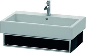 Duravit Waschtischunterbau VERO 431x750x155mm schwarz hochglanz